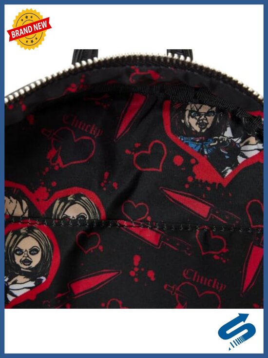 Loungefly Bride of Chucky Tiffany Mini Backpack Faux Leather main image 4